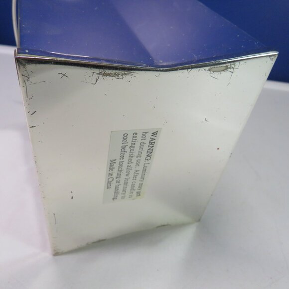 Heavy Metal Snowflake Luminary Votive w Mirror Finish Thick Metal - Picture 12 of 16